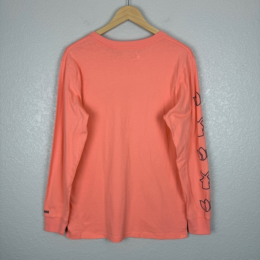 Dutch Bros 1992 Long Sleeve Tee Peach / Coral L Retro Unisex Shirt Merch Broista - Picture 6 of 9